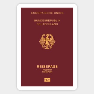 Germany passport Sticker